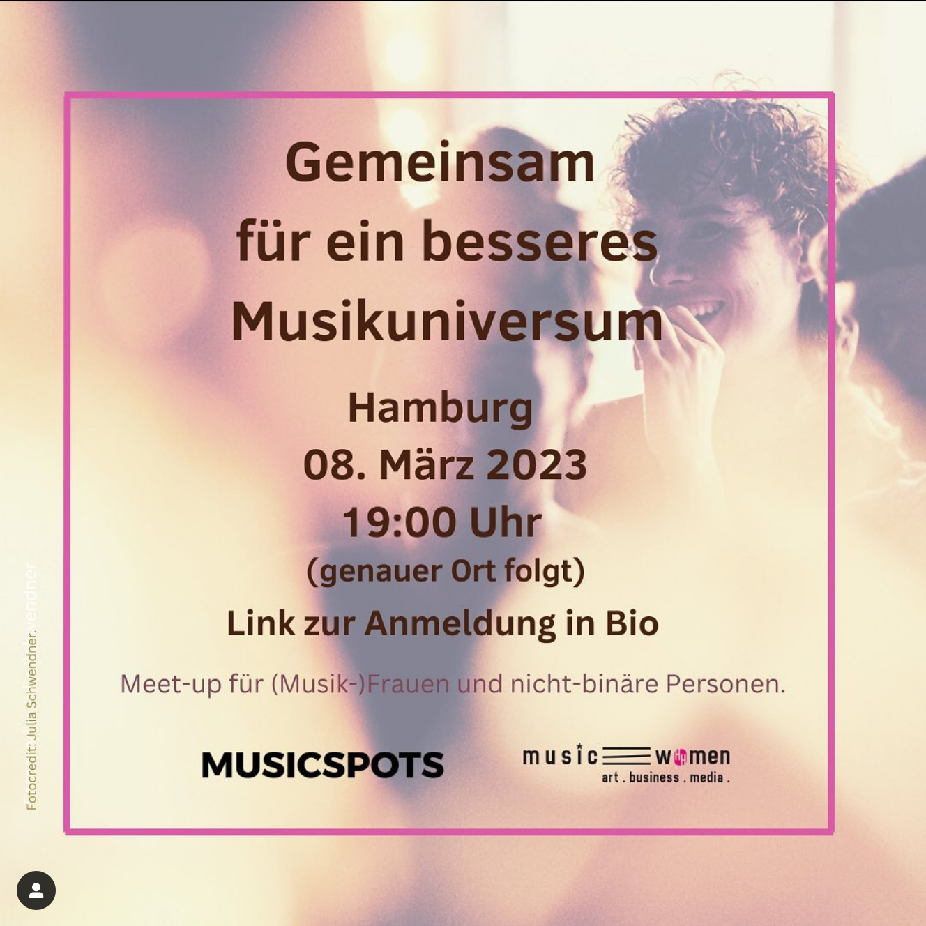Internationale Weltfrauen*Tag 08.03. | musicHHwomen* und musicspots | Hamburg