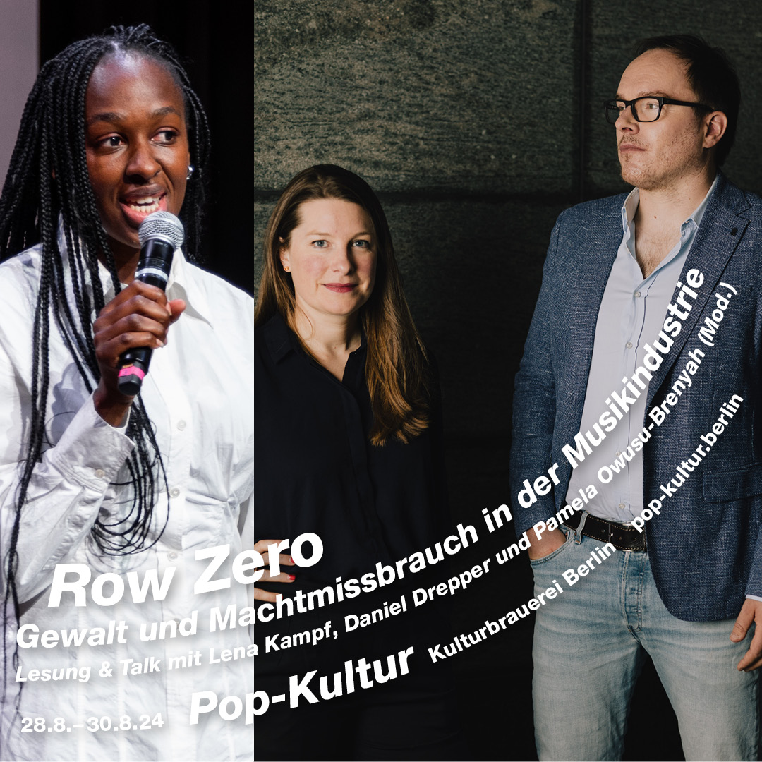 Lesung & Talk: Gewalt und Machtmissbrauch in der Musikindustrie | 28.08.24 Pop-Kultur