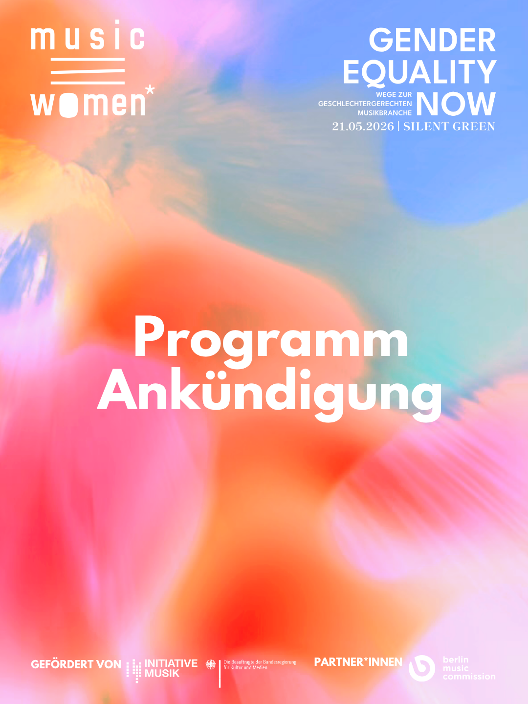 PROGRAMM ANKÜNDIGUNG